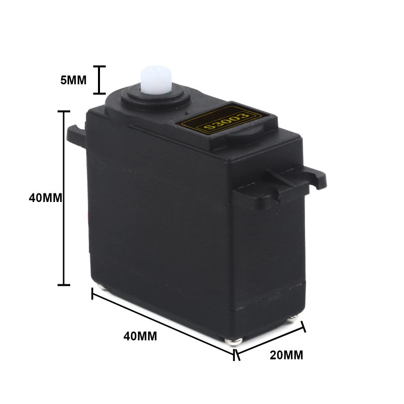 RGBZONE 4PCS S3003 Servo Motor Standard RC Servo High Speed for Smart Car Robot Boat RC Helicopter - Image 2
